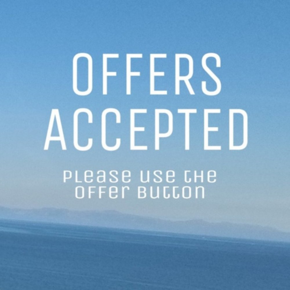 Offers Accepted!  Please make me an offer …h